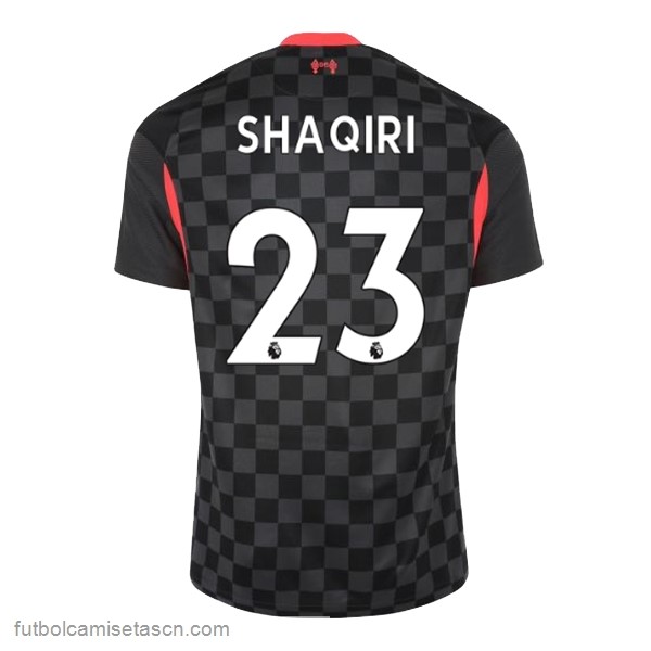 Camiseta Liverpool NO.23 Shaqiri 3ª 2020/21 Negro